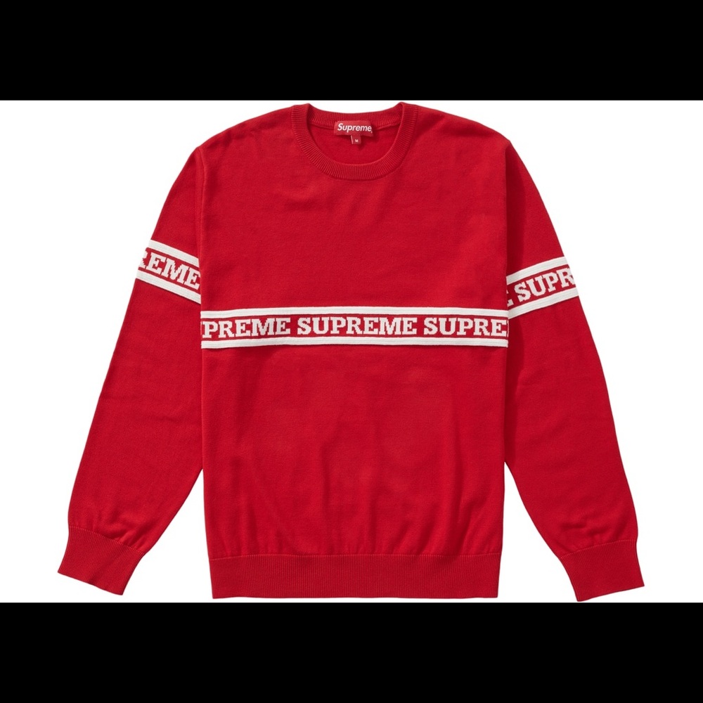 Authentic Supreme Logo Sweater